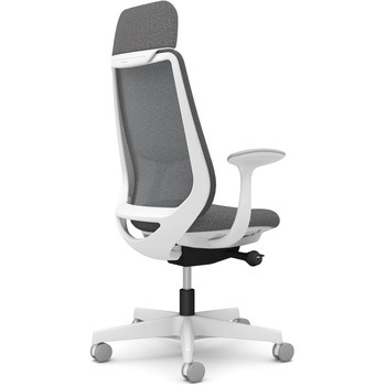 注文コード:26214258 ポータムシリーズ/固定肘/背メッシュ/EXスタンダードタイプ/ホワイトボディ/ハンガー無/ランバー無/ナイロンキャスター オカムラ(岡村製作所)
