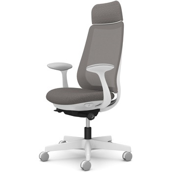 注文コード:26214285 ポータムシリーズ/固定肘/背メッシュ/EXスタンダードタイプ/ホワイトボディ/ハンガー無/ランバー無/ナイロンキャスター オカムラ(岡村製作所)