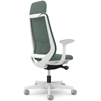 注文コード:26214310 ポータムシリーズ/固定肘/背メッシュ/EXスタンダードタイプ/ホワイトボディ/ハンガー無/ランバー無/ナイロンキャスター オカムラ(岡村製作所)