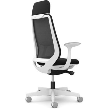 注文コード:26214319 ポータムシリーズ/固定肘/背メッシュ/EXスタンダードタイプ/ホワイトボディ/ハンガー無/ランバー無/ナイロンキャスター オカムラ(岡村製作所)