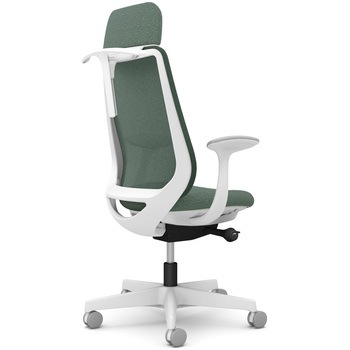 注文コード:26216227 ポータムシリーズ/固定肘/背メッシュ/EXスタンダードタイプ/ホワイトボディ/ハンガー有/ランバー無/ナイロンキャスター オカムラ(岡村製作所)