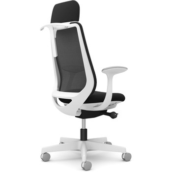 注文コード:26216236 ポータムシリーズ/固定肘/背メッシュ/EXスタンダードタイプ/ホワイトボディ/ハンガー有/ランバー無/ナイロンキャスター オカムラ(岡村製作所)