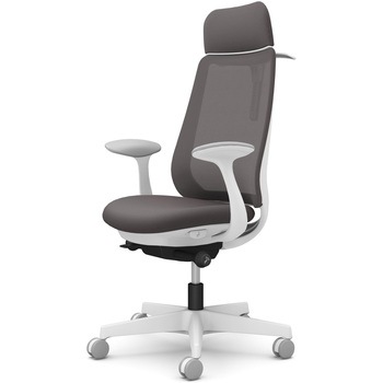 注文コード:26216245 ポータムシリーズ/固定肘/背メッシュ/EXスタンダードタイプ/ホワイトボディ/ハンガー有/ランバー無/ナイロンキャスター オカムラ(岡村製作所)