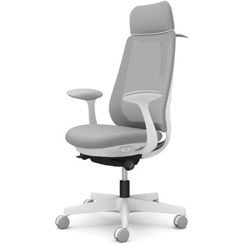 注文コード:26216254 ポータムシリーズ/固定肘/背メッシュ/EXスタンダードタイプ/ホワイトボディ/ハンガー有/ランバー無/ナイロンキャスター オカムラ(岡村製作所)