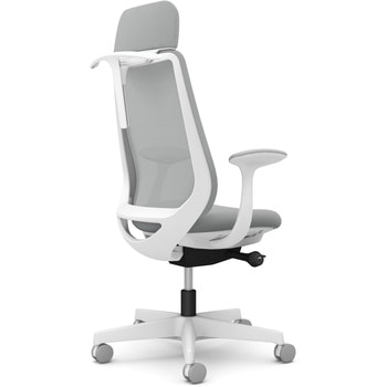 注文コード:26216254 ポータムシリーズ/固定肘/背メッシュ/EXスタンダードタイプ/ホワイトボディ/ハンガー有/ランバー無/ナイロンキャスター オカムラ(岡村製作所)