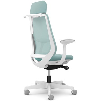 注文コード:26216270 ポータムシリーズ/固定肘/背メッシュ/EXスタンダードタイプ/ホワイトボディ/ハンガー有/ランバー無/ナイロンキャスター オカムラ(岡村製作所)