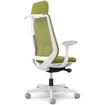 注文コード:26216315 ポータムシリーズ/固定肘/背メッシュ/EXスタンダードタイプ/ホワイトボディ/ハンガー有/ランバー無/ナイロンキャスター オカムラ(岡村製作所)