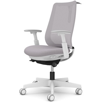 注文コード:26231758 ポータムシリーズ/可動肘/背メッシュ/スタンダードタイプ/ホワイトボディ/ハンガー有/ランバー無/ウレタンキャスター オカムラ(岡村製作所)