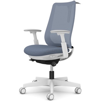 注文コード:26231785 ポータムシリーズ/可動肘/背メッシュ/スタンダードタイプ/ホワイトボディ/ハンガー有/ランバー無/ウレタンキャスター オカムラ(岡村製作所)