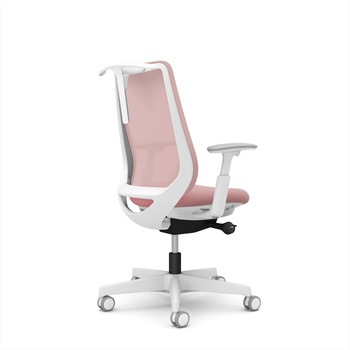 注文コード:26231846 ポータムシリーズ/可動肘/背メッシュ/スタンダードタイプ/ホワイトボディ/ハンガー有/ランバー無/ウレタンキャスター オカムラ(岡村製作所)