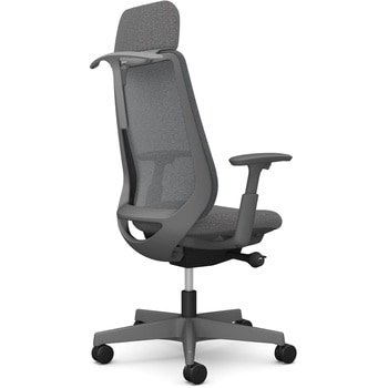 注文コード:26243344 ポータムシリーズ/可動肘/背メッシュ/EXスタンダードタイプ/ダークグレーボディ/ハンガー有/ランバー無/ナイロンキャスター オカムラ(岡村製作所)