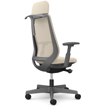 注文コード:26243369 ポータムシリーズ/可動肘/背メッシュ/EXスタンダードタイプ/ダークグレーボディ/ハンガー有/ランバー無/ナイロンキャスター オカムラ(岡村製作所)