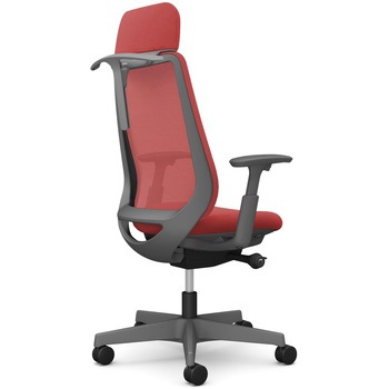 注文コード:26243466 ポータムシリーズ/可動肘/背メッシュ/EXスタンダードタイプ/ダークグレーボディ/ハンガー有/ランバー無/ナイロンキャスター オカムラ(岡村製作所)