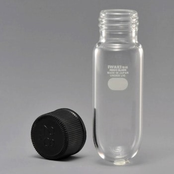 丸底遠沈管 ねじ・CAP付 TGK(東京硝子器械)