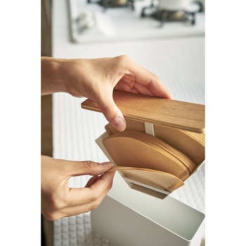 注文コード:28586794 コーヒーペーパーフィルターケース トスカ 山崎実業