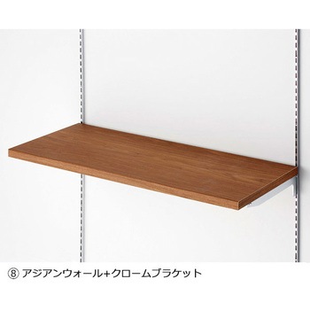 注文コード:28667670,28667679,28667688,28667697,28667706 木棚セット W120cmタイプ クロームブラケット オリジナルシリーズ什器適合 ストア・エキスプレス