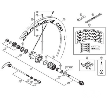 リムステッカーユニット SHIMANO(シマノ)