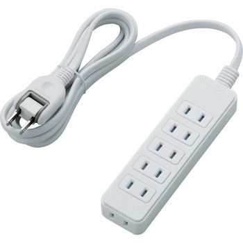 注文コード:31899709 電源タップ 延長コード 6個口 2P ほこり防止シャッター スイングプラグ コンセント - エレコム
