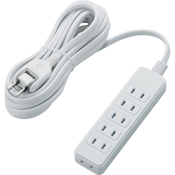 注文コード:31899727 電源タップ 延長コード 6個口 2P ほこり防止シャッター スイングプラグ コンセント - エレコム