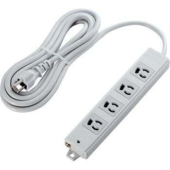注文コード:34693626 電源タップ 延長コード 4個口 3P マグネット 抜け止め 固定用フック穴付き 工事用 熱に強い二重構造 RoHS OAタップ - エレコム