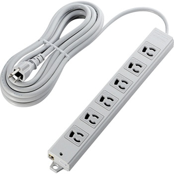 注文コード:34693653 電源タップ 延長コード 6個口 3P マグネット 抜け止め 固定用フック穴付き 工事用 熱に強い二重構造 RoHS コンセント - エレコム
