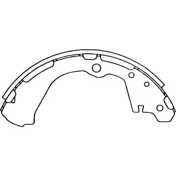 注文コード:34991442 ブレーキシュー(ハーフタイプ) MKカシヤマ