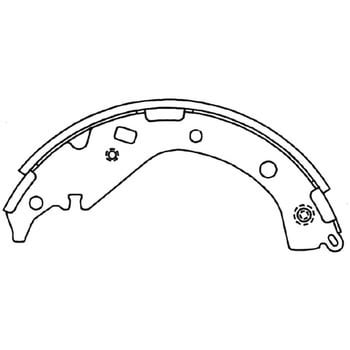 注文コード:34992544 ブレーキシュー(ハーフタイプ) MKカシヤマ