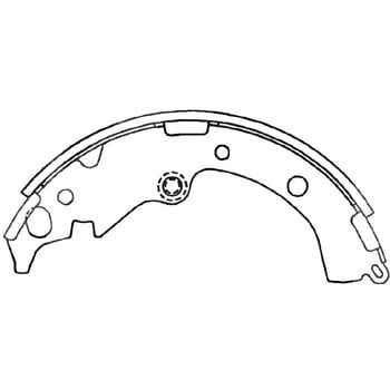 注文コード:34992553 ブレーキシュー(ハーフタイプ) MKカシヤマ