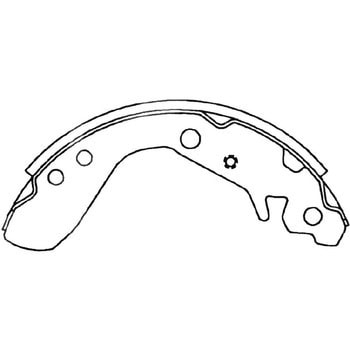 注文コード:34993883 ブレーキシュー(ハーフタイプ) MKカシヤマ