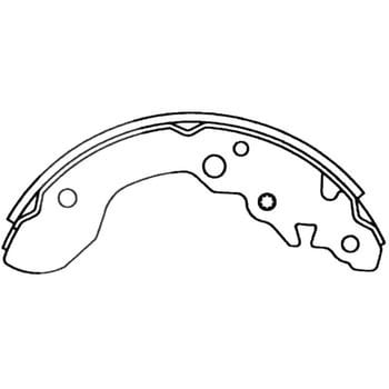 注文コード:34995177 ブレーキシュー(ハーフタイプ) MKカシヤマ