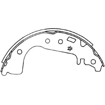 注文コード:34995301 ブレーキシュー(ハーフタイプ) MKカシヤマ