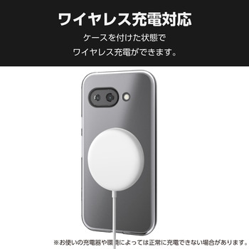 注文コード:36210907 Google Pixel 9a ケース ハイブリッド 衝撃吸収 カメラレンズ保護設計 ワイヤレス充電可 背面マット - エレコム