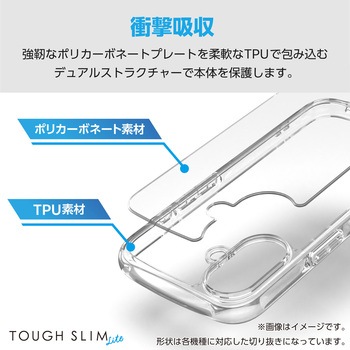 注文コード:36210941 Google Pixel 9a ケース ハイブリッド 衝撃吸収 軽量 薄型 カメラレンズ保護設計 ワイヤレス充電可 - エレコム