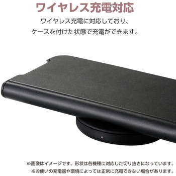 注文コード:36211081,36211090 Google Pixel 9a ケース レザー 手帳型 マグネット 衝撃吸収 ワイヤレス充電可 ハンドストラップ付 - エレコム