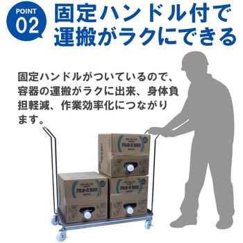 注文コード:36795764 ステンレス ツインハンドルキャリー ダブル エム・あい