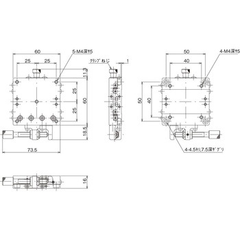 注文コード:39217525 ハイグレードXステージ 60×60(対称型) 中央精機