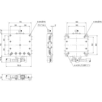 注文コード:39217762 ハイグレードXステージ 70×70(対称型) 中央精機