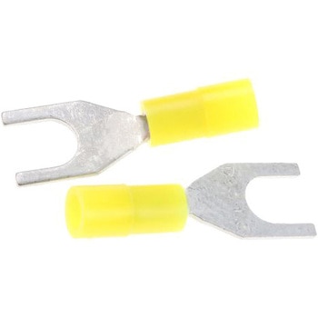 注文コード:40873149 RS Pro Y形圧着端子, 黄 0.2 → 0.5mm2 26AWG to, 22AWG RS PRO