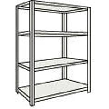 注文コード:41134265 M300Kg型中量棚1800×571×H1500単体 ネオグレ TRUSCO