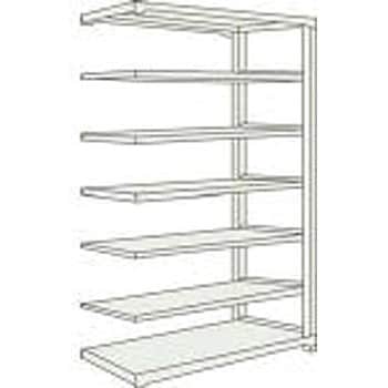 注文コード:41138587 M500Kg型中量棚1800×921×H2400連結 ネオグレ TRUSCO