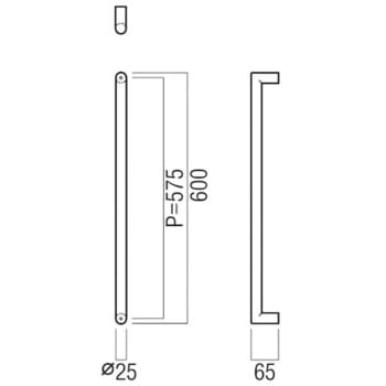 注文コード:41645216 【オーダー】ドアハンドル 丸型 ストレートタイプ G1169 UNION(ユニオン)