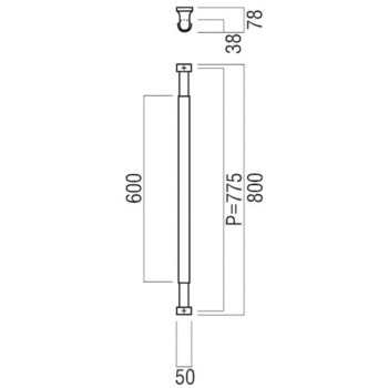 注文コード:41650116 【オーダー】ドアハンドル 丸型 ストレートタイプ ユニウッド(積層強化木) G5450 UNION(ユニオン)
