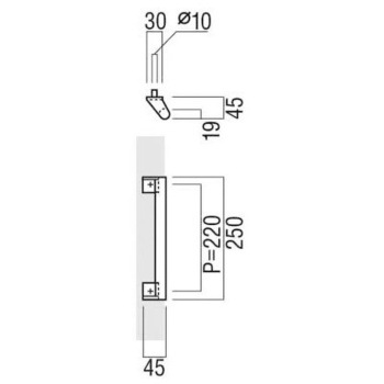 注文コード:41660065 【オーダー】ドアハンドル 丸型 振り出しタイプ T760 UNION(ユニオン)