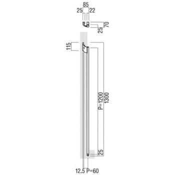 注文コード:41660564,41660580,41660589,41660598 【オーダー】ドアハンドル 丸型 ストレートタイプ T9000 UNION(ユニオン)