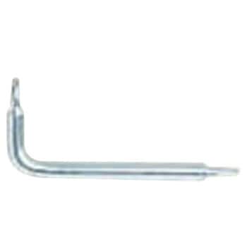 注文コード:41836182,41836191,41836207,41836216,41836225,41836234,41836243,41836252,41836261 TRF/いたずら防止用ねじ 6ーロブ用L型レンチ (鉄/三価ホワイト)(小箱) サイマコーポレーション