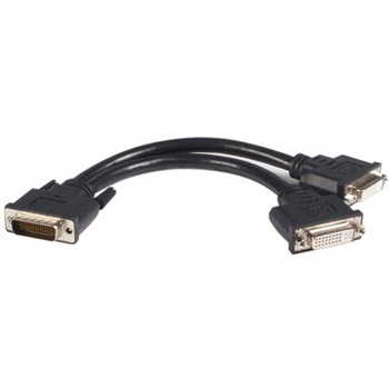 DMS-59/LFH-59 - 2x DVI-I変換分岐ケーブル(20cm) StarTech.com