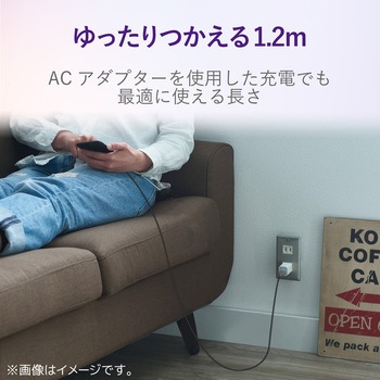 注文コード:43607157,43607209 USBケーブル A-C USB2.0 難燃性 タイプC スマートフォン タブレット - エレコム