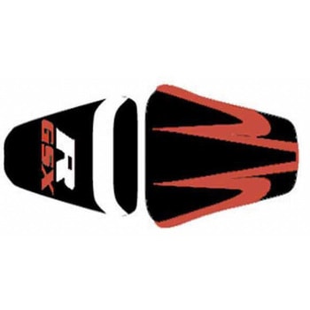 注文コード:43802765 シートカバー GSX 1000 R (2001) (SUZUKI) PVC レッド/ブラック BAGSTER (バグスター)