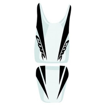 シートカバー CBR 125 ホワイト/ブラック/ブラック レター (07) BAGSTER (バグスター)