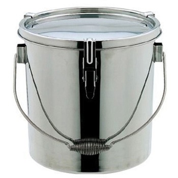 注文コード:44085485 直径240x240mm/10L密閉容器(ステンレス製) - エスコ